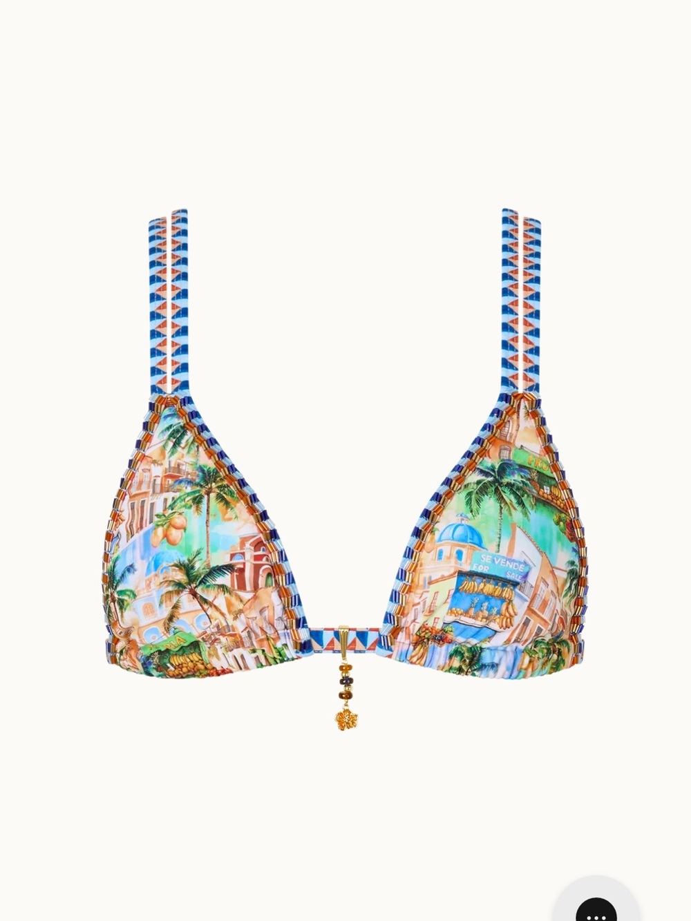 NWT Bydee - Prague Bikini Top only in size XS